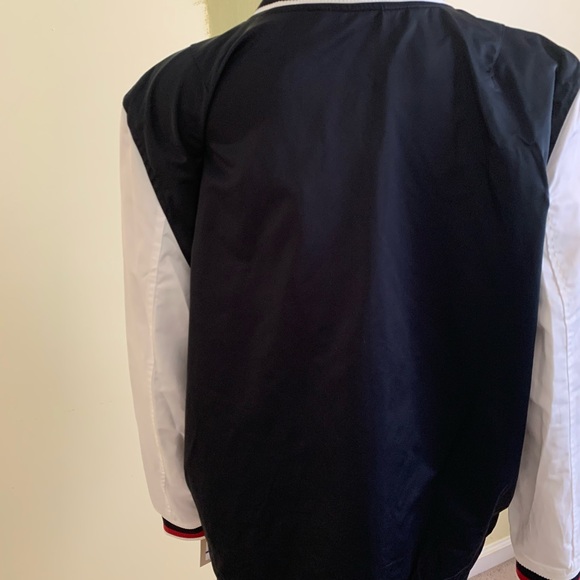 - Colorblock Stripe Trim Bomber Jacket - Picture 8 of 8